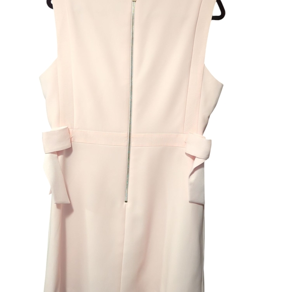 Ted Baker Elegant Sleeveless Pink Dress Size 12 - Picture 5 of 12